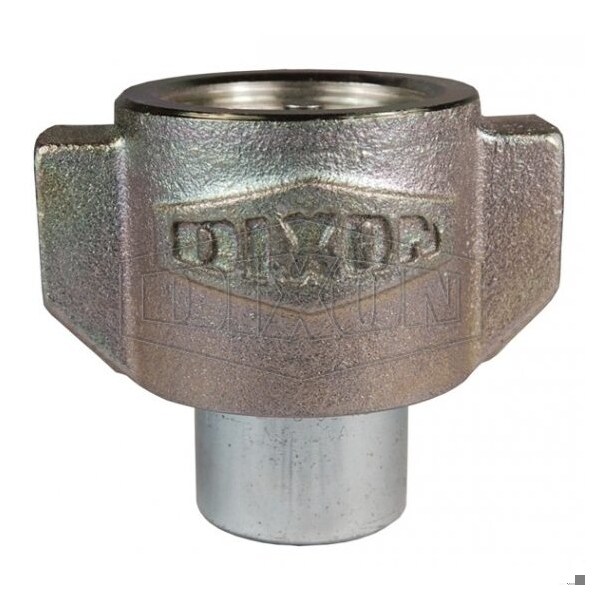 WS Series High Pressure Wingstyle Female Coupler, 1/2-14 Nominal, Female NPTF, Steel